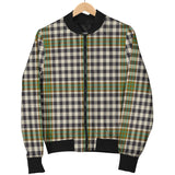 Clan Burns Check Tartan Bomber Jacket Z99