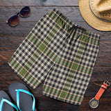 Clan Burns Check Tartan Mens Shorts N8