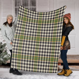 Clan Burns Check Tartan Blanket U100