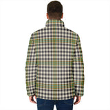 Clan Burns Check Crest Tartan Padded Jacket RF87