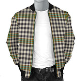 Clan Burns Check Tartan Bomber Jacket Z99