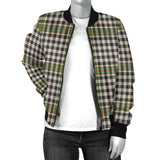 Clan Burns Check Tartan Bomber Jacket Z99