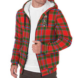 Clan Butter Crest Tartan Sherpa Hoodie CT894