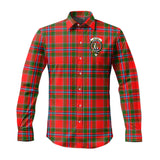 Clan Butter Crest Tartan Long Sleeve Shirt PC893