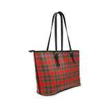 Clan Butter Tartan Leather Tote Bag MT1109