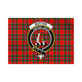 Clan Butter Crest Tartan Flag CF89