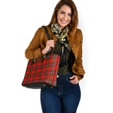 Clan Butter Tartan Leather Tote Bag MT1109