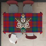 Clan Byres (Byses) Tartan Tablecloth Golden Sword of Courageous Legacy BG92