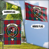 Clan Byres (Byses) Crest Tartan Flag CF90