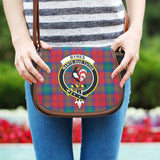 Clan Byres (Byses) Crest Tartan Saddle Bag MS892