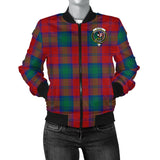 Clan Byres (Byses) Crest Tartan Bomber Jacket ZJ90