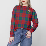 Clan Byres (Byses) Crest Tartan Sweatshirt HC893