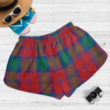 Clan Byres (Byses) Crest Tartan Womens Shorts NW2084