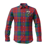 Clan Byres (Byses) Crest Tartan Long Sleeve Shirt PC892