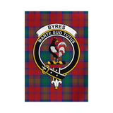 Clan Byres (Byses) Crest Tartan Flag CF90