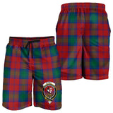 Clan Byres (Byses) Crest Tartan Mens Shorts NS892