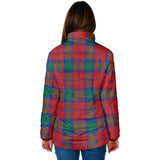 Clan Byres (Byses) Crest Tartan Padded Jacket RF90