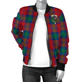 Clan Byres (Byses) Crest Tartan Bomber Jacket ZJ90