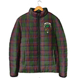 Clan Cairns Crest Tartan Padded Jacket RF91