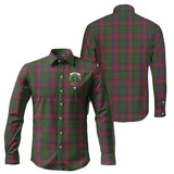 Clan Cairns Crest Tartan Long Sleeve Shirt PC891