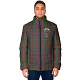 Clan Cairns Crest Tartan Padded Jacket RF91