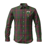 Clan Cairns Crest Tartan Long Sleeve Shirt PC891