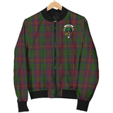 Clan Cairns Crest Tartan Bomber Jacket ZJ91