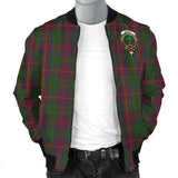 Clan Cairns Crest Tartan Bomber Jacket ZJ91