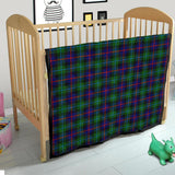 Clan Calder Modern Tartan Premium Quilt F1095