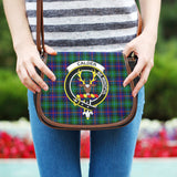 Clan Calder Modern Crest Tartan Saddle Bag MS890