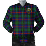 Clan Calder Modern Crest Tartan Bomber Jacket ZJ92