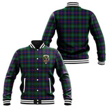 Clan Calder Modern Crest Tartan Baseball Jacket JM891