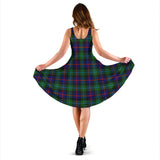 Clan Calder Modern Tartan Sleeveless Midi Womens Dress VS1096