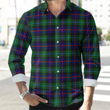 Clan Calder Modern Tartan Long Sleeve Shirt P1118