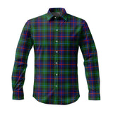 Clan Calder Modern Tartan Long Sleeve Shirt P1118