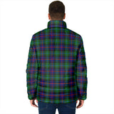 Clan Calder Modern Crest Tartan Padded Jacket RF92