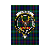 Clan Calder Modern Crest Tartan Flag CF92