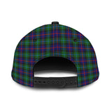 Calder Modern Tartan Classic Cap with Family Crest