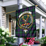 Clan Calder Modern Crest Tartan Flag CF92