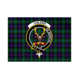 Clan Calder Modern Crest Tartan Flag CF92