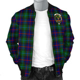 Clan Calder Modern Crest Tartan Bomber Jacket ZJ92