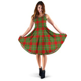 Clan Callander Modern Tartan Sleeveless Midi Womens Dress VS1095