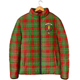 Clan Callander Modern Crest Tartan Padded Jacket RF93