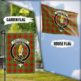 Clan Callander Modern Crest Tartan Flag CF93