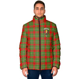 Clan Callander Modern Crest Tartan Padded Jacket RF93