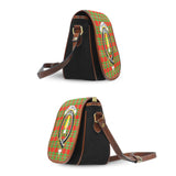 Clan Callander Modern Crest Tartan Saddle Bag MS889