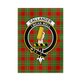 Clan Callander Modern Crest Tartan Flag CF93