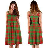 Clan Callander Modern Tartan Sleeveless Midi Womens Dress VS1095