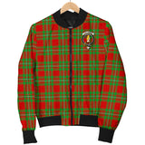 Clan Callander Modern Crest Tartan Bomber Jacket ZJ93