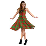 Clan Callander Modern Tartan Sleeveless Midi Womens Dress VS1095